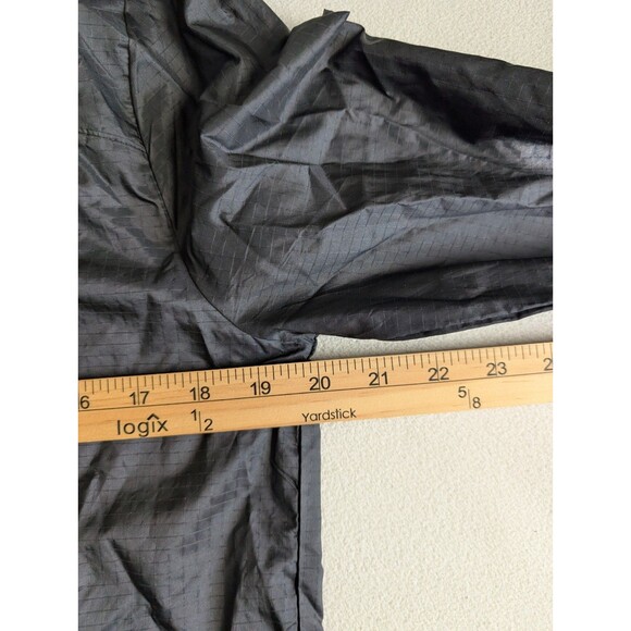 Nike Running Jacket Womens Small Black Hooded Windbreaker Reflective Jogging - Picture 7 of 8